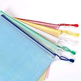 【Haltbares Material】- Alle diese Beutel sind aus PVC-Netzmaterial hergestellt, das wasserfest, schmutzabweisend, feuchtigkeitsdicht ist und Gegenstände vor Verschmutzung und Verformung schützt.