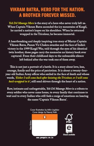 Image of Yeh Dil Maange More: Remembering Captain Vikram Batra, My Brother | The Untold Story of India's Kargil Hero Vikram Batra (PVC) Through His Twin Brother's Eyes