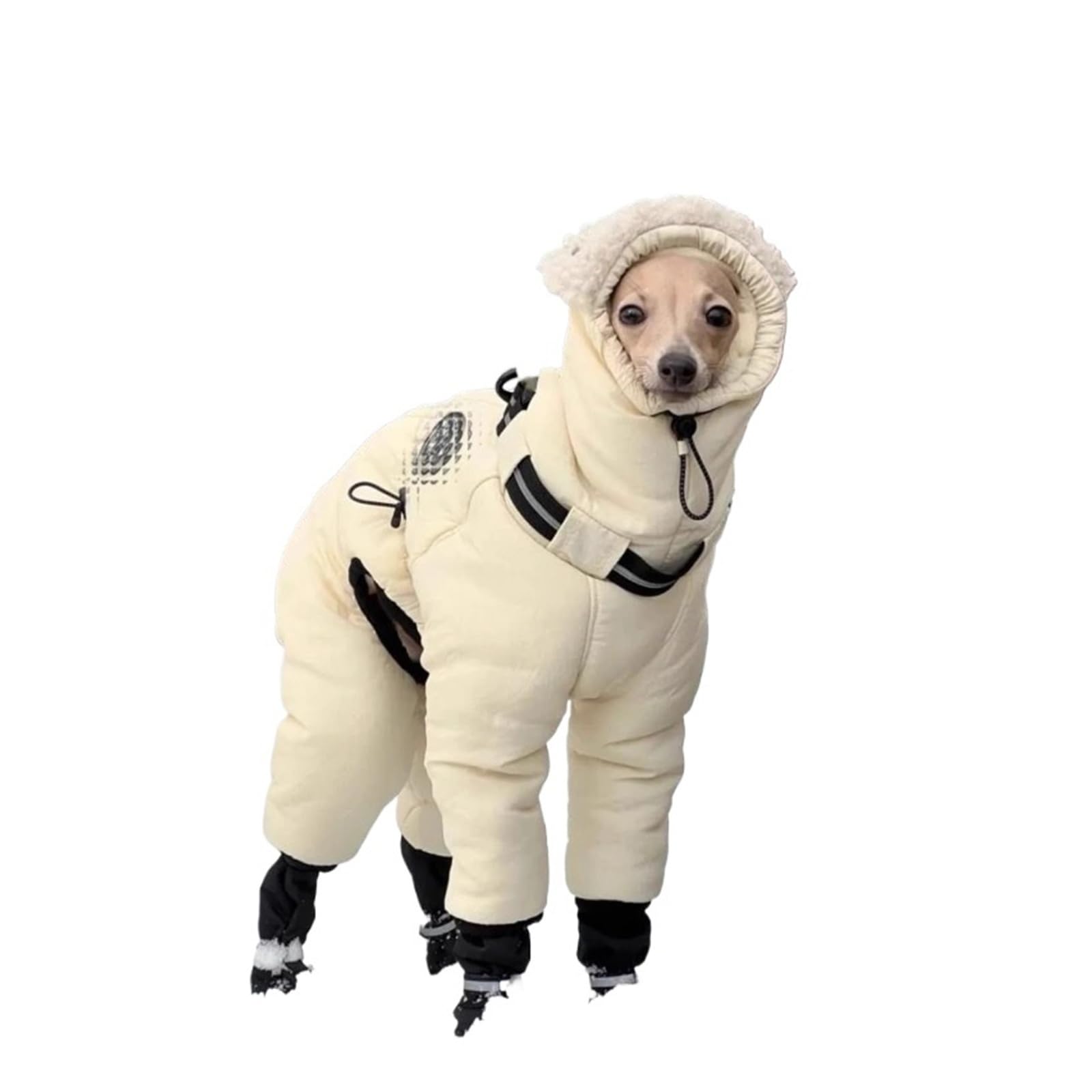 Zimowe ubrania dla psów Ciepłe, wszechstronne bawełniane ubranka Greyhound Dobbin Alaska Duże zimne stroje zwierząt Kurtki szczeniąt(2XL 14-17kg)