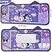 Large Mouse Pad Cute Desk Mat for Keyboard and Mouse, Kawaii Desk Accessories Anime Thicken Pink Desk Mat for Gaming or Home Office Work (Black)