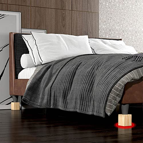 Patas de madera para muebles de madera maciza con acabado cuadrado resistente de 3cm 8