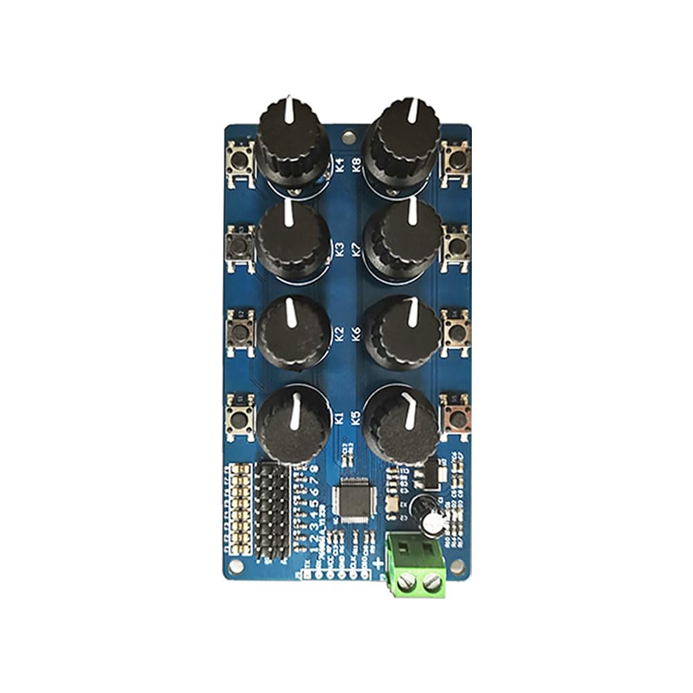 Scheda Di Controllo Servo Con Porta Seriale E Manopola - Per Debug Servi MG995 SG90