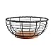 Gourmet Basics by Mikasa Rope Centerpiece Fruit Storage Basket, 11