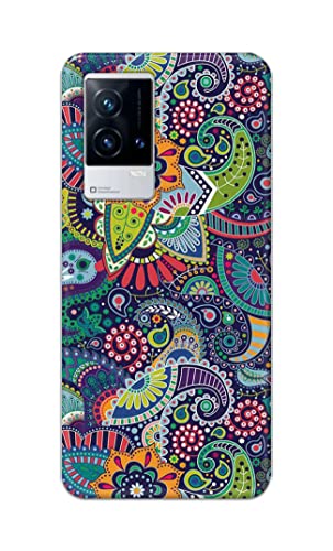 Image of Printed Hard Back Cover Case for Vivo IQOO 9 5G Back Cover (Miraculous Patterns) -1803