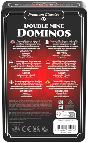 Goliath Double 9 Dominos Juego de Mesa Clásico Familiar miniatura 4