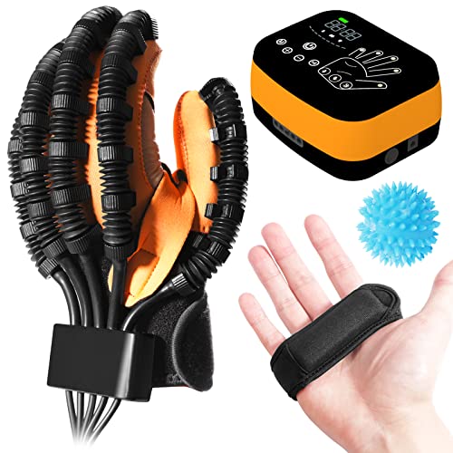 EMFOCU Aktualisierte Rehabilitationsroboterhandschuhe für Schlaganfallpatienten, Rehabilitationshandschuhe für Demenzkranke, Handtherapiegeräte für Handlähmungen. Drogerie & Körperpflege
