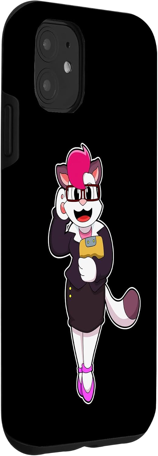 Cat Secretary Clipboard Office Case for iPhone 11 image 3