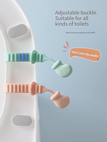 Miniatura 3 de Mango elevador de asiento de inodoro, émbolo de inodoro, cepillo y soporte flexible para niños, cubierta de inodoro para niños, extractor de cojín