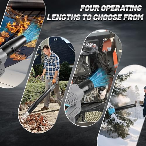 Electric Cordless Leaf Blower with 21V Batteries - Image 4