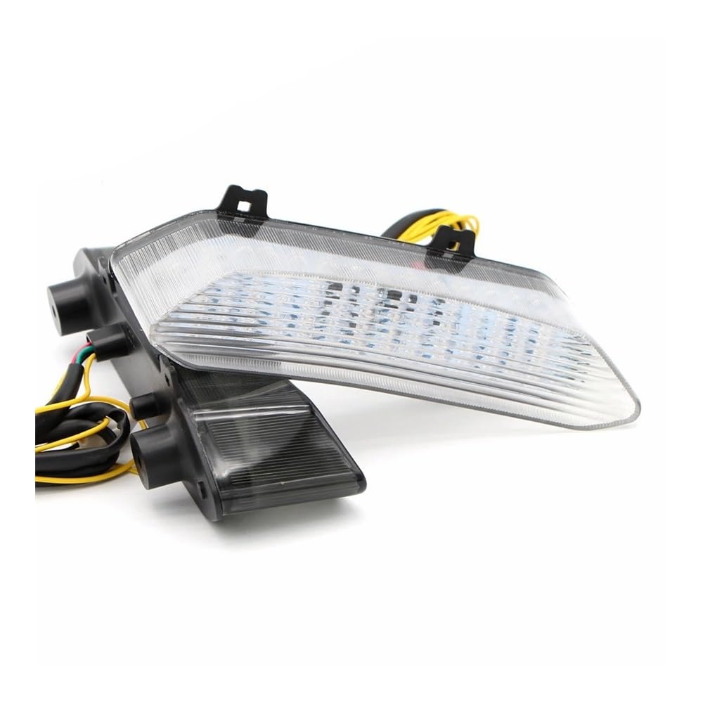 DAGMARA Freno Luce Stop Moto Luce di Stop A LED per Motocicletta Fanale Posteriore per YZF R1 YZF-R1 2002 2003 Indicatore di Direzione Lampada Lampeggiante Nero