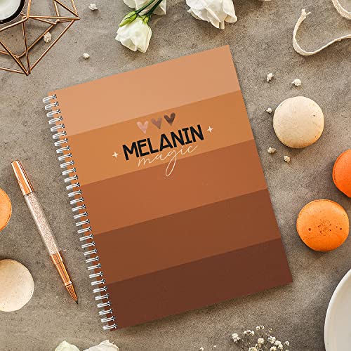 Carnet ligné couverture brillante Melanin Magic 120 pages - 5