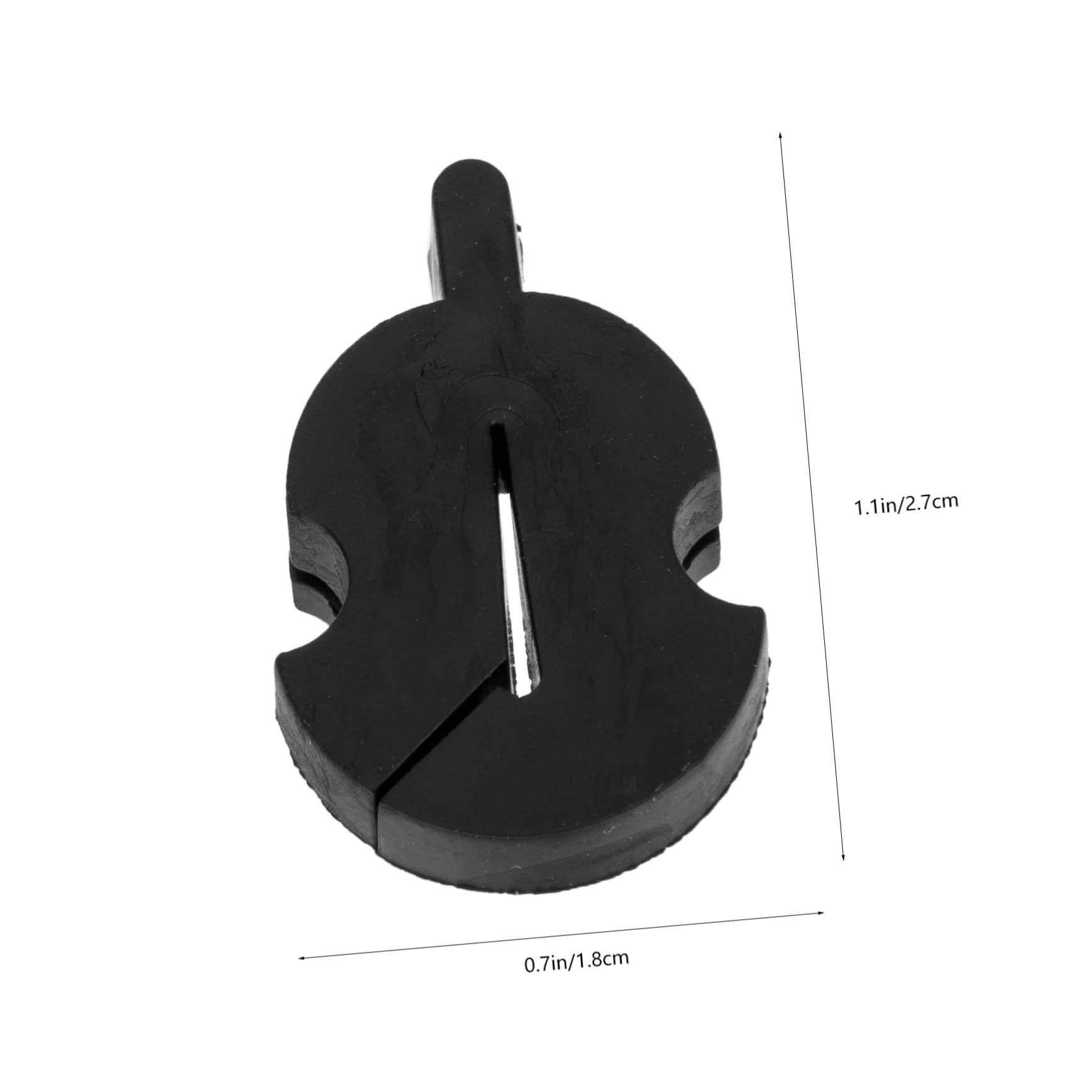 Sordina per Violino in Gomma Set da 8 Pezzi Accessori per Pratica Silenziatore Strumenti Musicali per Esercitazioni Silenziose