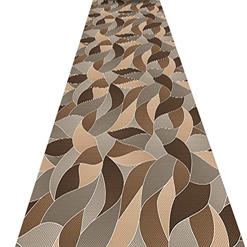 Tapis de sol lavable long et antidérapant avec impression 3D moderne - 2