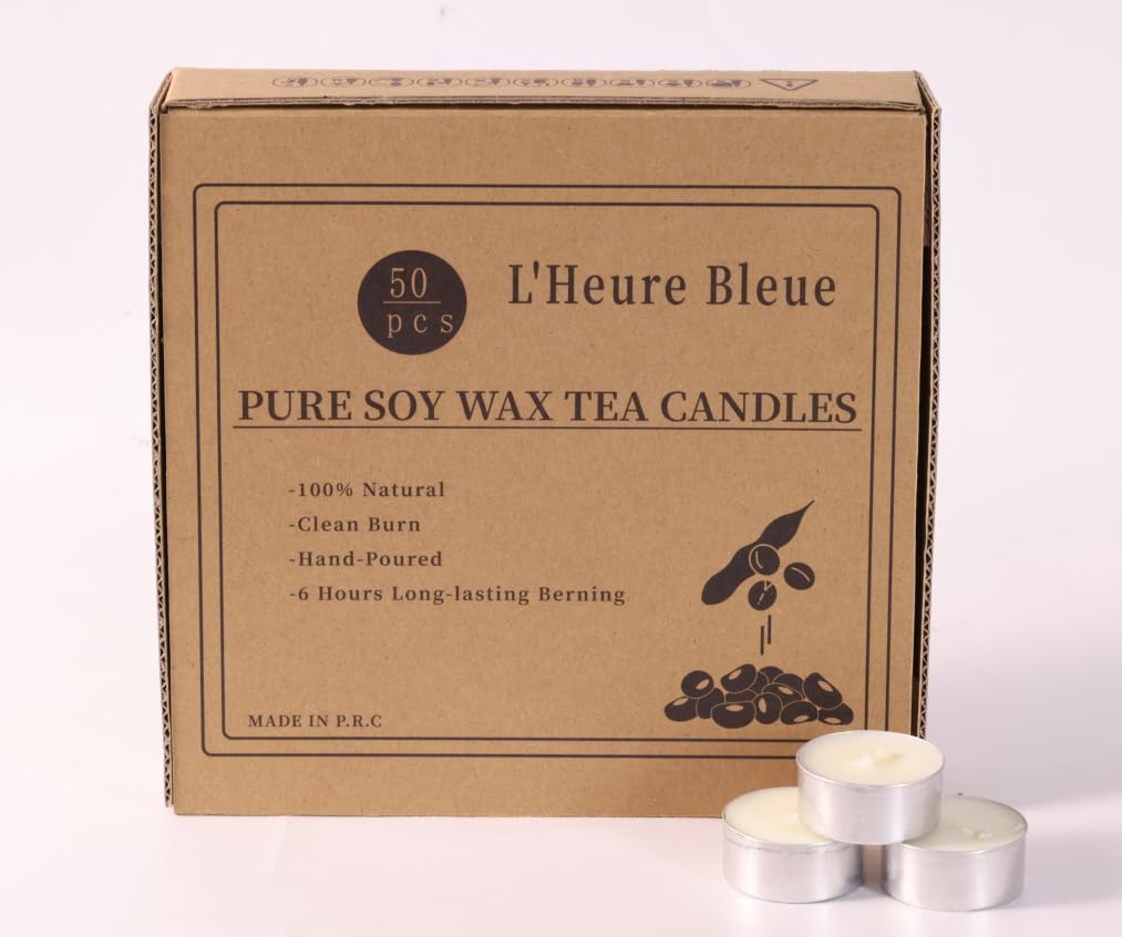 24PCS 2-inch Diameter Tealight Candles - Premium Quality for Home Decoration, Relaxation and Special Occasions