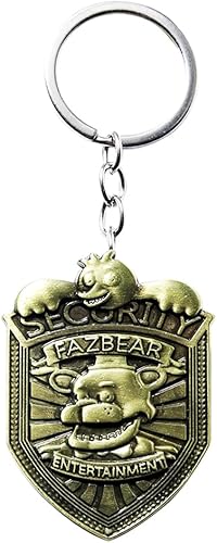 FNAF - Insignia de guardia de seguridad Pin de guardia nocturno de Freddy Fazbear Regalos de disfraz de la FNAF para niños, hombres, mujeres y