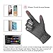 alqqas Winter Fashion Leather Gloves for Men, Finger Touchscreen Texting Wool Lined Warm Windproof Suede Driving Gloves