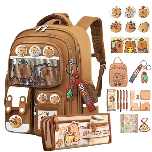 Sac à dos enfant Capybara idéal pour le collège et les sorties