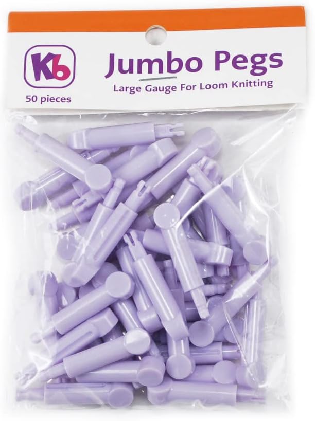 Jumbo Pegs for Knitting Looms, Multiknit Loom Pegs, Extra-Large Gauge