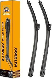 AUTOBOO 24"+19" Windshield Wipers Replacement for Mercedes-Benz CLA250 GLA250 CLA45 GLA45 AMG 2020 2019 2018 2017 2016 -Original Factory Quality (Pack of 2)