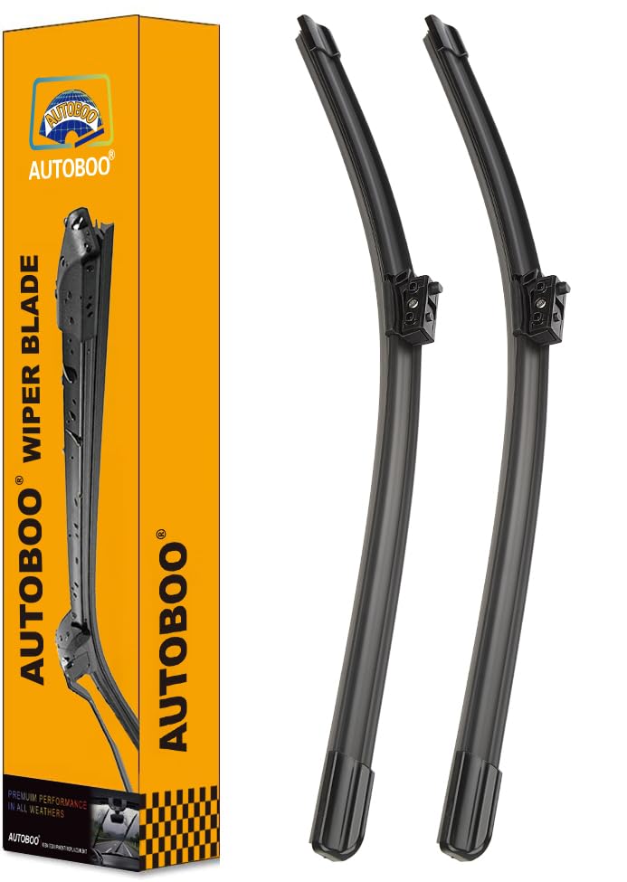 AUTOBOO 24"+19" Windshield Wipers Replacement for Mercedes-Benz CLA250 GLA250 CLA45 GLA45 AMG 2020 2019 2018 2017 2016 -Original Factory Quality (Pack of 2)