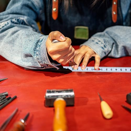 Selbstklebendes Maßband, 4 Stück Maßband zum Aufkleben Selbstklebend Metrisches Maßbands zum Aufkleben für Vermessung Werkbänke (Vorwärts, Mittelpunkt, Rückwärts)