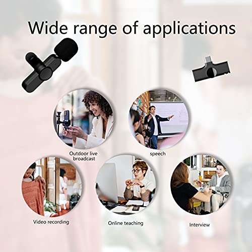 Audio Opname Draadloze Lavalier Microfoon, Automatisch synchroniseert Mic Revers Microfoon voor YouTube Facebook Live… - Image 6