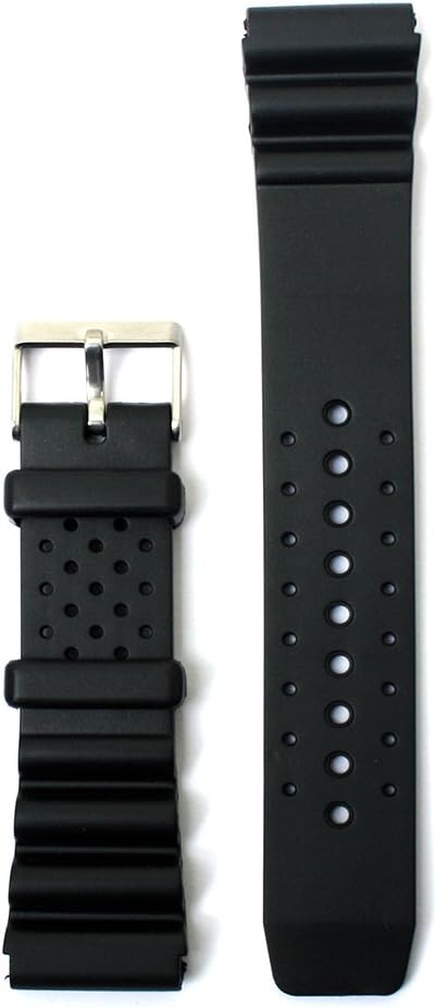 Replacement Rubber Divers 22 Millimeters Watch Band