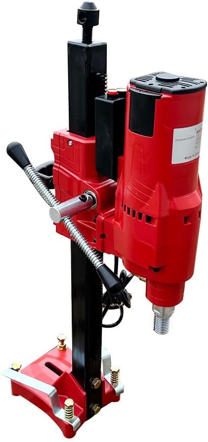 Diamond Core Drilling Machine 10 inch 110V 3,950 Wat 580 RPM for Concrete Brick