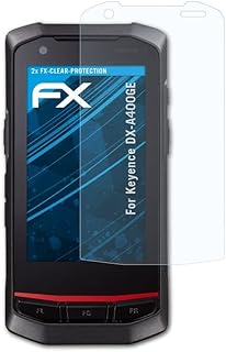 atFoliX Screen Protection Film compatible with Keyence DX-A400GE Screen Protector, ultra-clear FX Protective Film (2X)