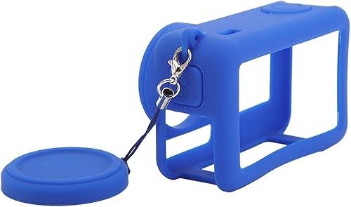 Miniatura 4 de Funda para cámara Action 4 Action 3, funda para cámara con silicona, correa para el cuello, cobertura completa, acceso a componentes de batería y