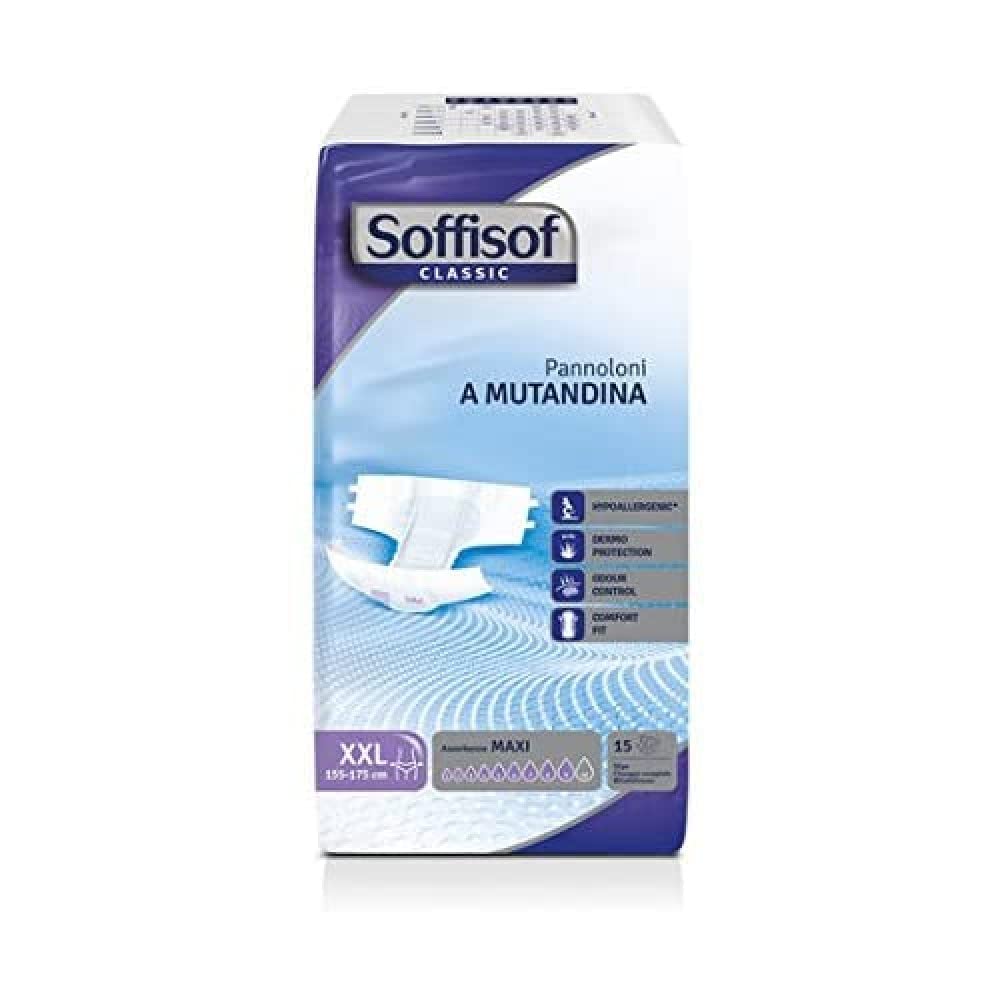 Soffisof Mutandina con Adesivi Classic, Taglia XXL, 9 Gocce - 1 Prodotto