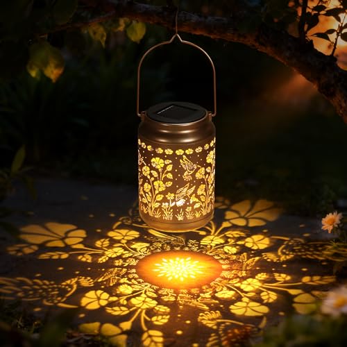 Lyeasw Garden Decor Hummingbird Solar Lanterns, 7 Inches Waterproof Hanging Lights $7.49 AC - image 8