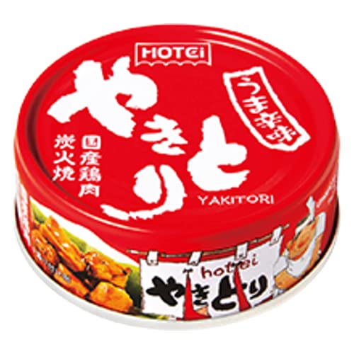 \"Yakitori\" (Chicken Side Dish) Delicious Spicy 2.6oz 3pcs Japanese Canned Food Hotei Foods Ninjapo