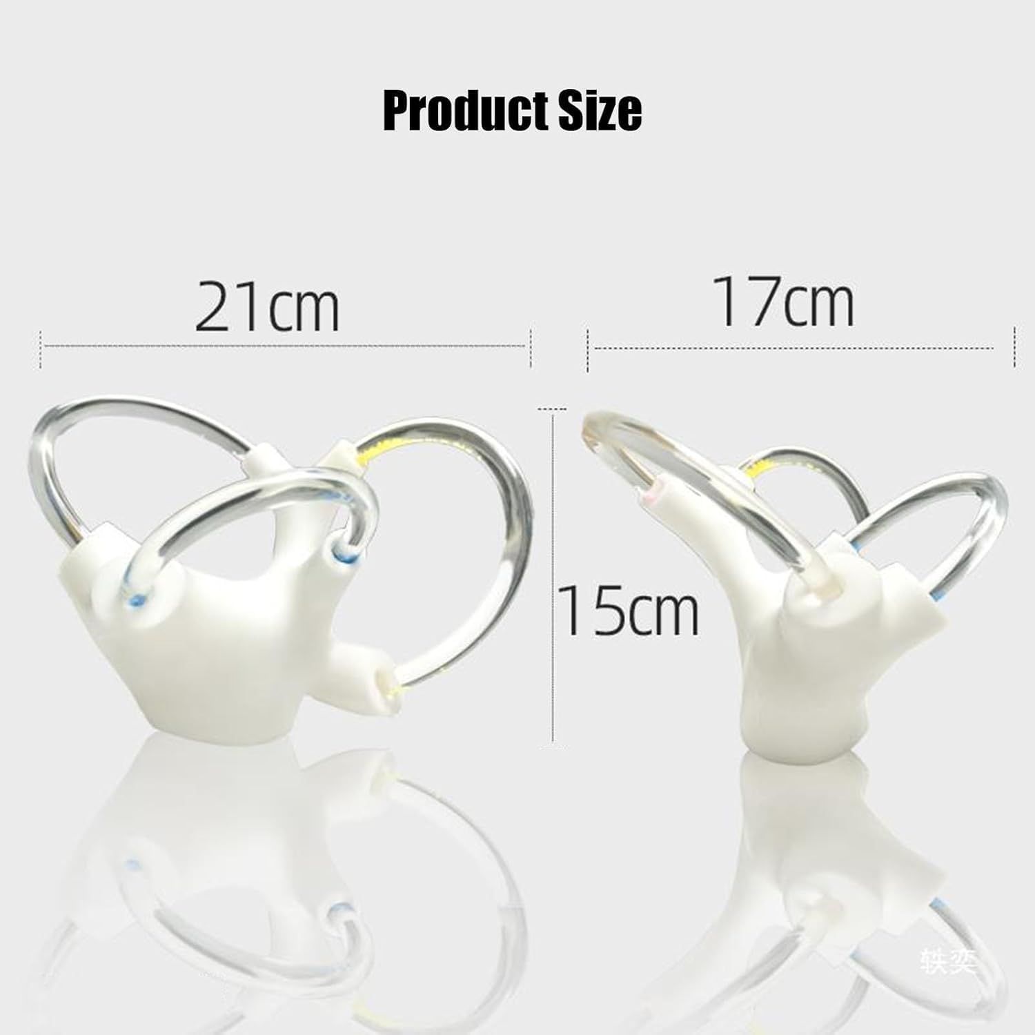 5X Magnified Human Ear Anatomy Model - Semicircular Canal & Cochlear Teaching Model, PVC Inner Ear Structure for Medical Education (Left)