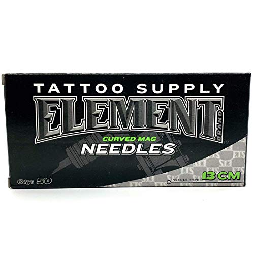 Element Tattoo Supply 13Cm Tattoo Needle Curved Mag Box-50 #TOP3