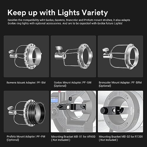 Image of Godox Parabolic 68 Reflector (27.6 inch) P68 KIT