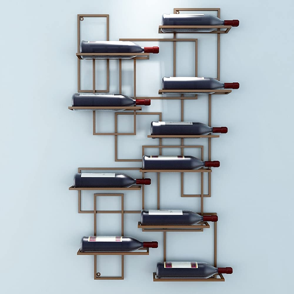 Porte-Bouteilles Porte-Bouteilles, Porte-Bouteilles Porte-Bouteilles, Porte-Bouteilles en Fer Forgé Créatif Européen, Porte-Bouteilles Mural, Porte-Bouteilles Suspendu