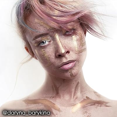 Mehron Makeup Paradise Makeup AQ Pro Size | Stage & Screen, Face & Body Painting, Special FX, Beauty, Cosplay, and Halloween | Water Activated Face Paint & Body Paint 1.4 oz (40 g) (Metallic Gold)