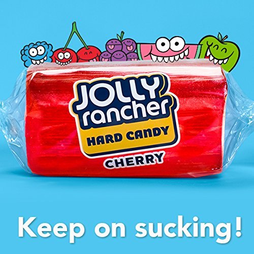 Jolly Rancher Awesome Reds! Assorted Fruit Flavored Hard Candy, Bulk Individually Wrapped, 6.5 Oz Bags (12 Count) #TOP3