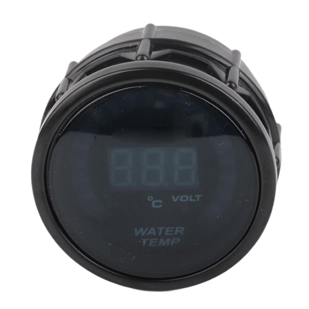 Digital LED Car Water Temperature Gauge 52mm 20-150 °C 12V Compatible with Automotive Vehicles