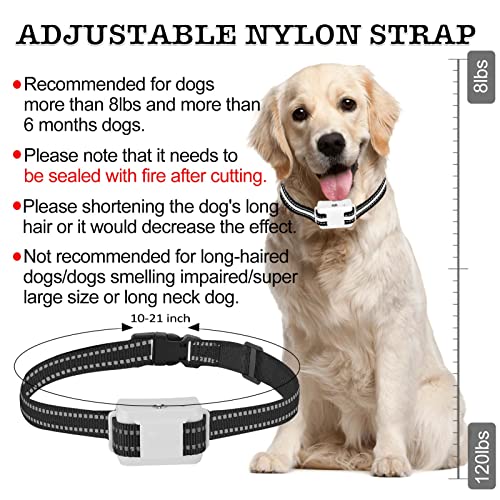 Citronella Bark Collar, Spray Bark Collar With 2 Adjustable Spray 2 Sensitivity Level, Rechargeable Citronella Dog Collar, Humane Anti Barking Collar, Spray Dog Collar For Small Medium Large Dogs #TOP2