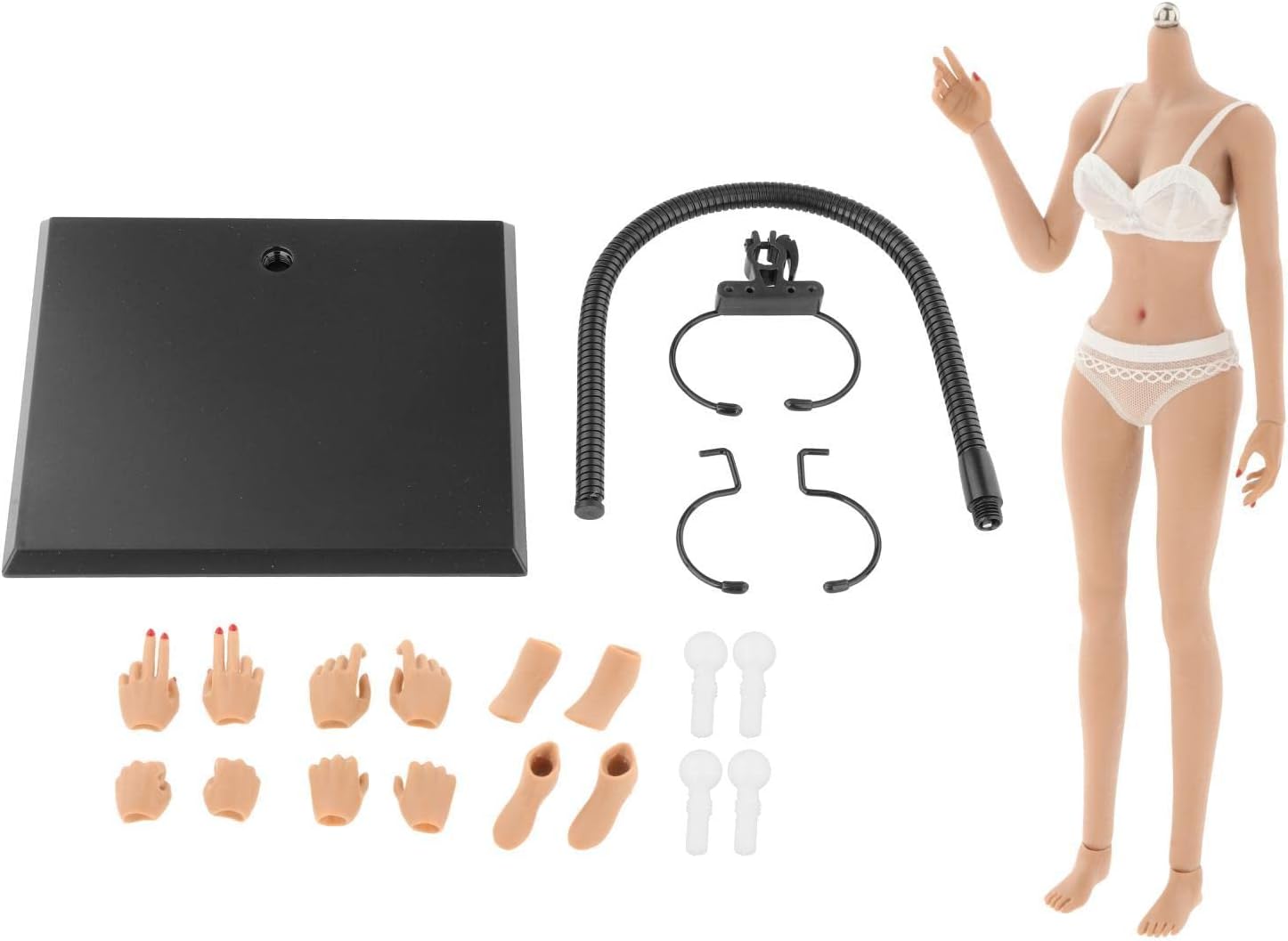 Lyla 1/6 Scale Female Body Model No Head Detachable Hands Feet Playset for Girls C