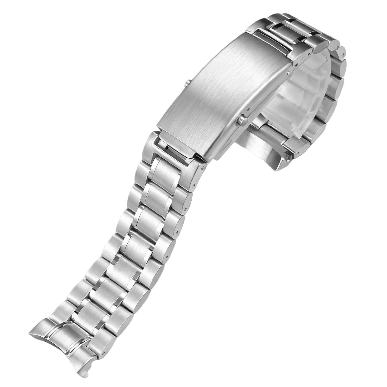 Bransoletki zamienne do bransoletki OMEGA SEAMASTER300 SPEEDMASTER DE VILLE ze stali nierdzewnej (srebrna, pięcioramienna, 20 mm)