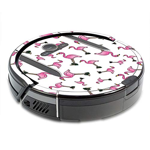 Image of MightySkins Skin Compatible with Shark Ion Robot R85 Vacuum Minimum Coverage - Cool Flamingo | Protective, Durable, and Unique Vinyl wrap Cover | Easy to Apply, Remove | Made in The USA