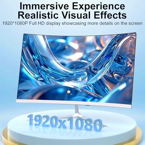 SUKOTOP All-in-One Desktop PC 23.8 Inch Curved Display Core i7 7700HQ(up to 3.8Ghz) 16GB RAM 512GB SSD Dual Band WiFi, Bluetooth 5.0, Complete with Wired Keyboard & Mouse - Image 2