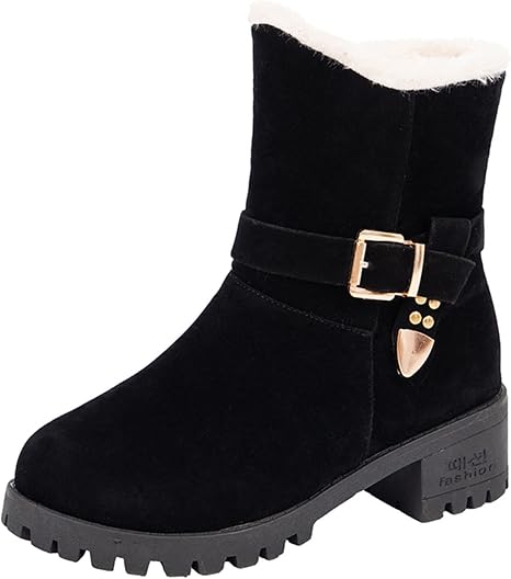 Amazon.com: ayaso Botas vintage de moda para mujer, botas de caña media,  resistentes al agua, punta corta, impermeables, transpirables, a la moda,  informales, botas de tobillo : Ropa, Zapatos y Joyería