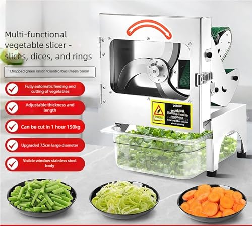 Cortadora eléctrica comercial de vegetales 200W miniatura 6