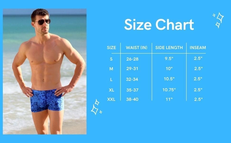 COOLTAN Men's Tan Through Swimwear Hipsters, Blue Moon, L - Image 2