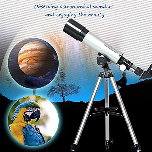 Telescopio astronómico portátil con trípode para principiantes miniatura 3