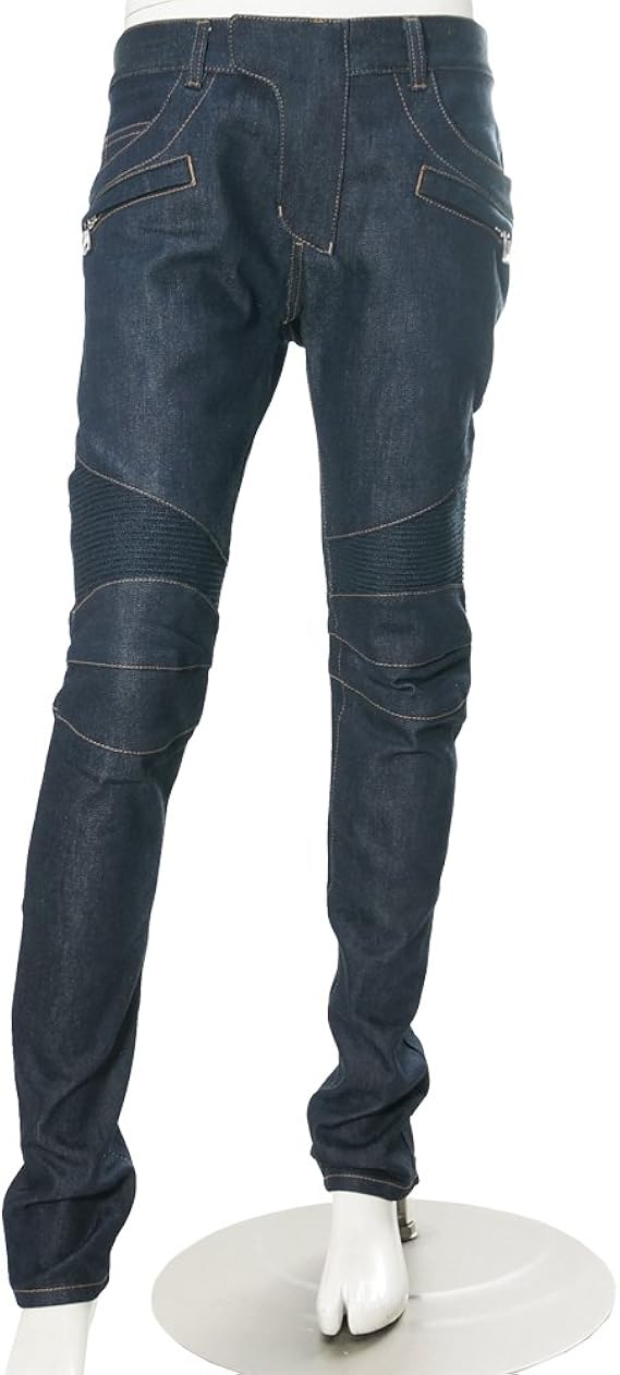 送料無料 正規美品 定価18万 BALMAIN バルマン 蛇腹バイカー